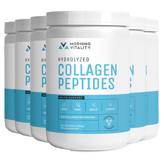 6 x Morning Vitality Collagen Peptides